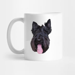 Scottish Terrier Cute Puppy Dog Head Mug